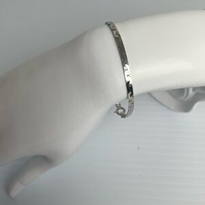 VTG UNO Herrington flat chain sterling 925 Italy Bracelet 7”L  Beautiful